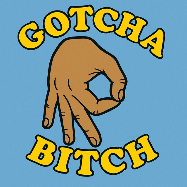 QR Code T-Shirt "Gotcha B***H" Bella+Canvas 3001
