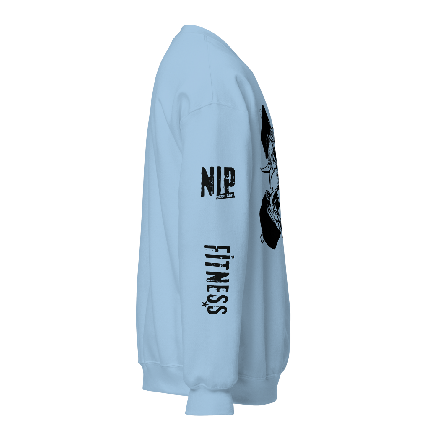 Gildan SF000 - Softstyle Crewneck Sweatshirt-NIP Skull logo