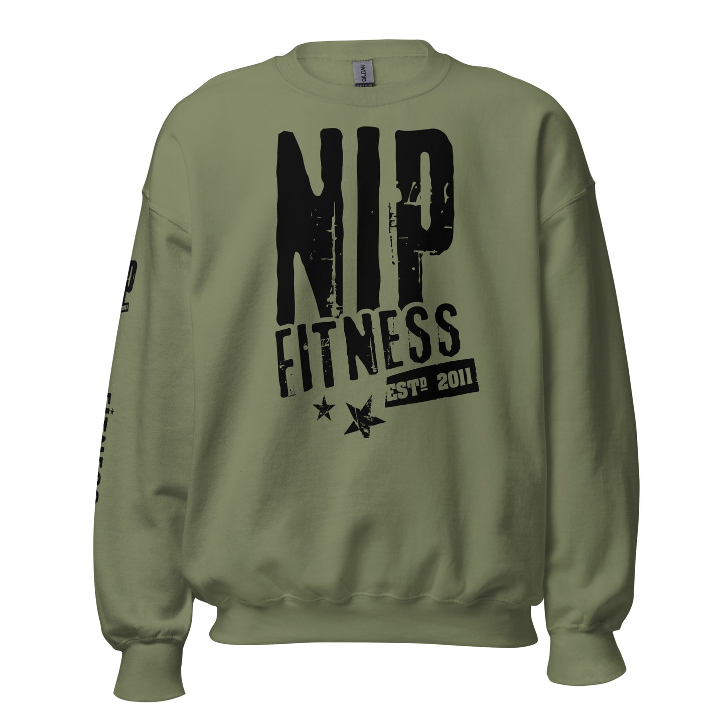 Gildan SF000 Softstyle Crewneck Sweatshirt-NIP Logo