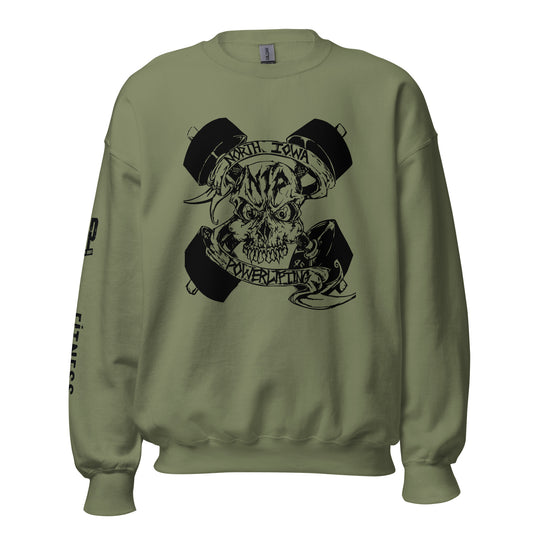 Gildan SF000 - Softstyle Crewneck Sweatshirt-NIP Skull logo