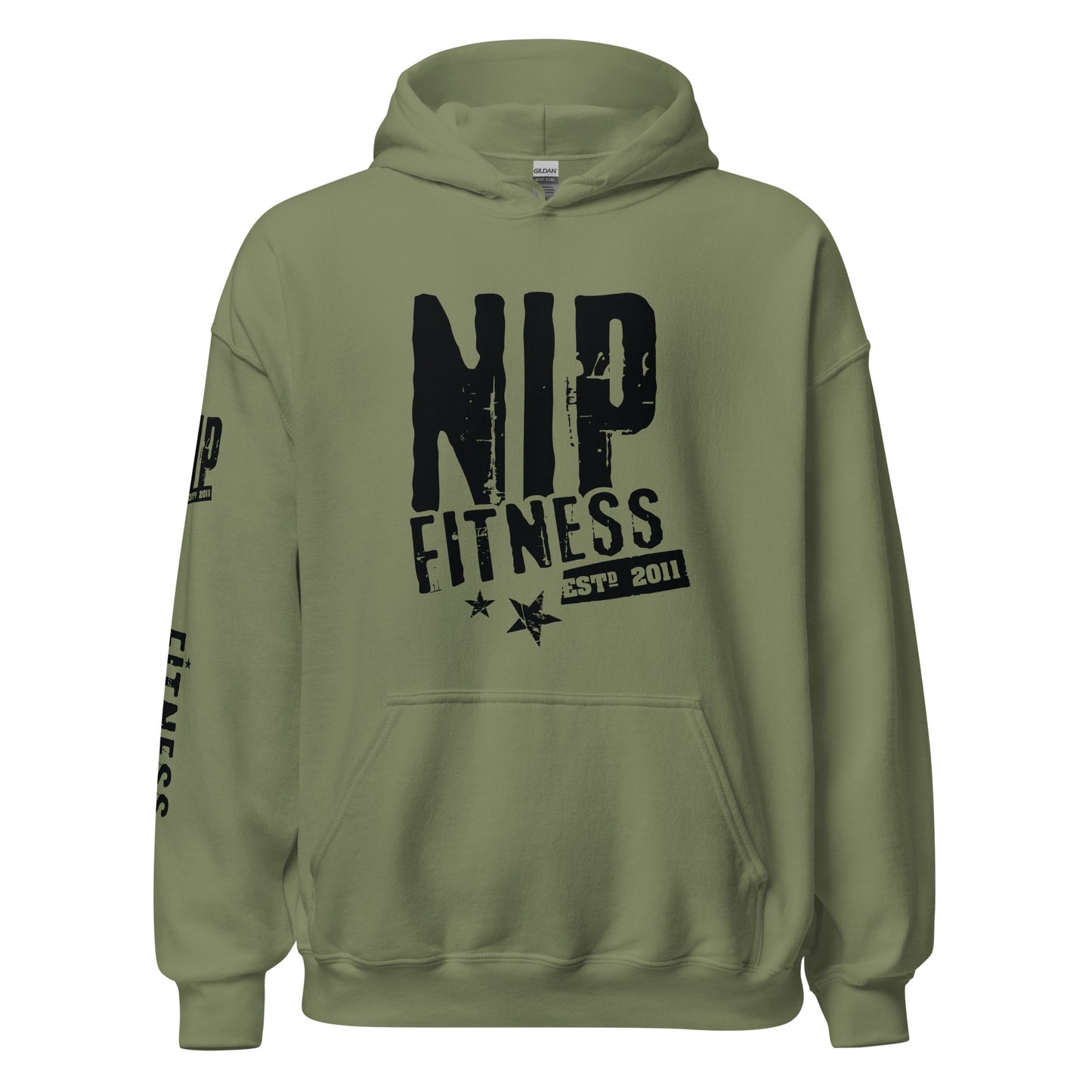 Bella + Canvas 3719 - Unisex Sponge Fleece Pullover Hoodie-NIP LOGO