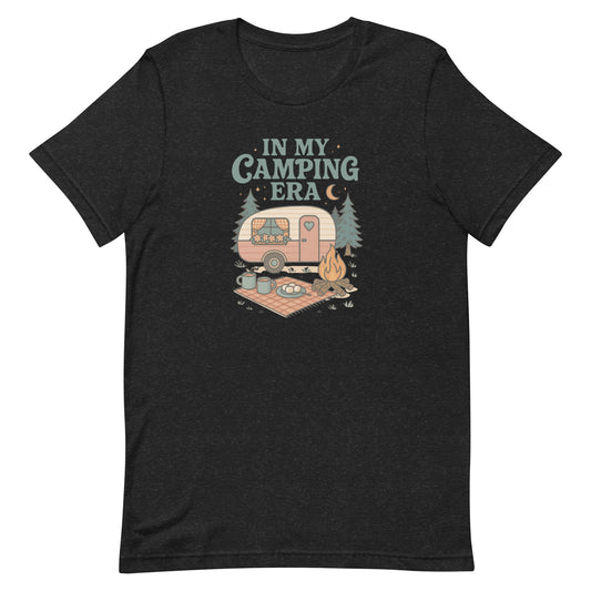 IN MY CAMPING ERA- BELLA + CANVAS 3001 T-SHIRT